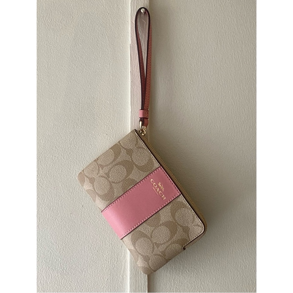 Coach Signature Wristlet